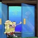 tired spongebob