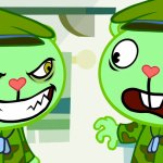 Fliqpy jumps Flippy meme