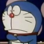 Confused doraemon face