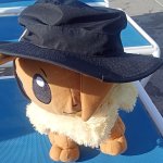 Eevee with hat meme