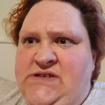 Frumpy grumpy fat woman