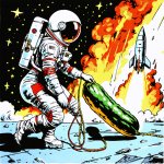 Space Courgette Prank meme