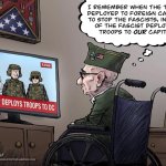 Trump Fascist Veteran military freedom Republican