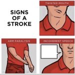 Signs of a stroke