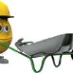 Emoji With A Wheelbarrow template