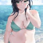 Chubby bikini girl