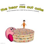 the hear me out cake | image tagged in the hear me out cake | made w/ Imgflip meme maker