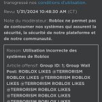 Roblox ban français