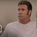 Ricky Bobby Knife in Leg