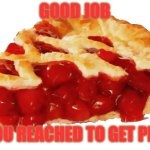 Good job Pie template