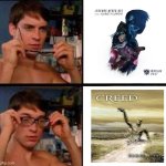 The 2010s In Rock Was Nothing But Bands Trying To Be Nickelback and Creed | image tagged in peter parker's glasses,memes,music,rock music,league of legends,anime | made w/ Imgflip meme maker