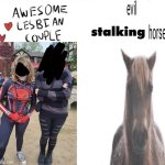 evil stalking horse meme