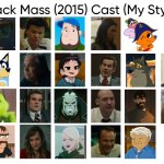 Black Mass (2015) Cast (My Style) | image tagged in black mass 2015 cast my style,meme,memes,spoof cast,black mass,characters | made w/ Imgflip meme maker