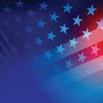 voting flag backgroung