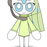Meloetta in a sweater
