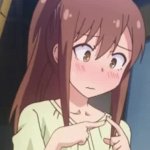 shy girl GIF Template
