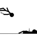 Stick man stickman knife fight martial arts GIF Template