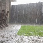 raining