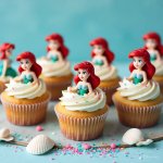 Princess Ariel Cupcakes