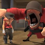 soldier yelling at Scout template