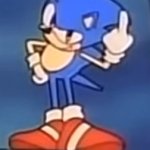 Sonic OVA flip off, a3yfry meme