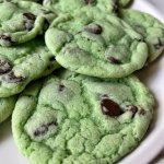 Mint Chocolate Chip Cookies