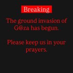 Ground invasion of Gaza