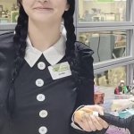 Jordan McKay [Wednesday Addams] Pretty Cute Cosplay GIF Template