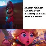 peach shocked blank meme