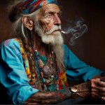 Old hippie
