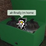spamton in trash meme