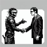 Neo From the Matrix Meets John Wick in a moment of being WOKE!