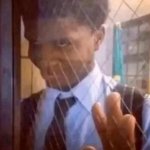 guy behind glass