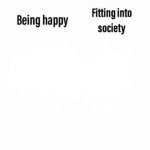 Being happy