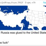 What if Russia was glued to the United States' west coast