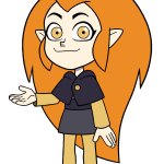 Eda Clawthorne as a child