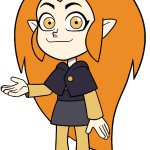 Eda Clawthorne as a child