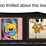 Look, I ain't too thrilled about this too, Yatta.