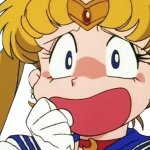 sailor moon scared