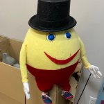 Humpty Dumpty sat on a box