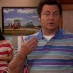 Ron Swanson Clean Shaven