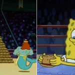 King Neptune VS Spongebob