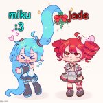 Jade x Miku (Teto and Miku) meme