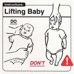 lifting baby
