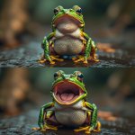 Wednesday frog