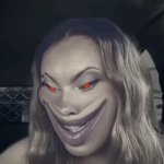 evil grin