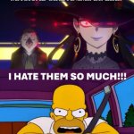 homer hates magical girl anime villain | MAGICAL GIRL ANIME BE LIKE | image tagged in homer hates who,magical girl anime,precure,crossover memes,villains,the simpsons | made w/ Imgflip meme maker