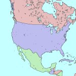 North America (without rivers)