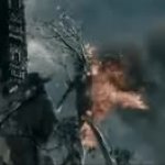 Ent on fire GIF Template