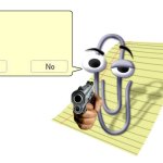 Clippy wif gun